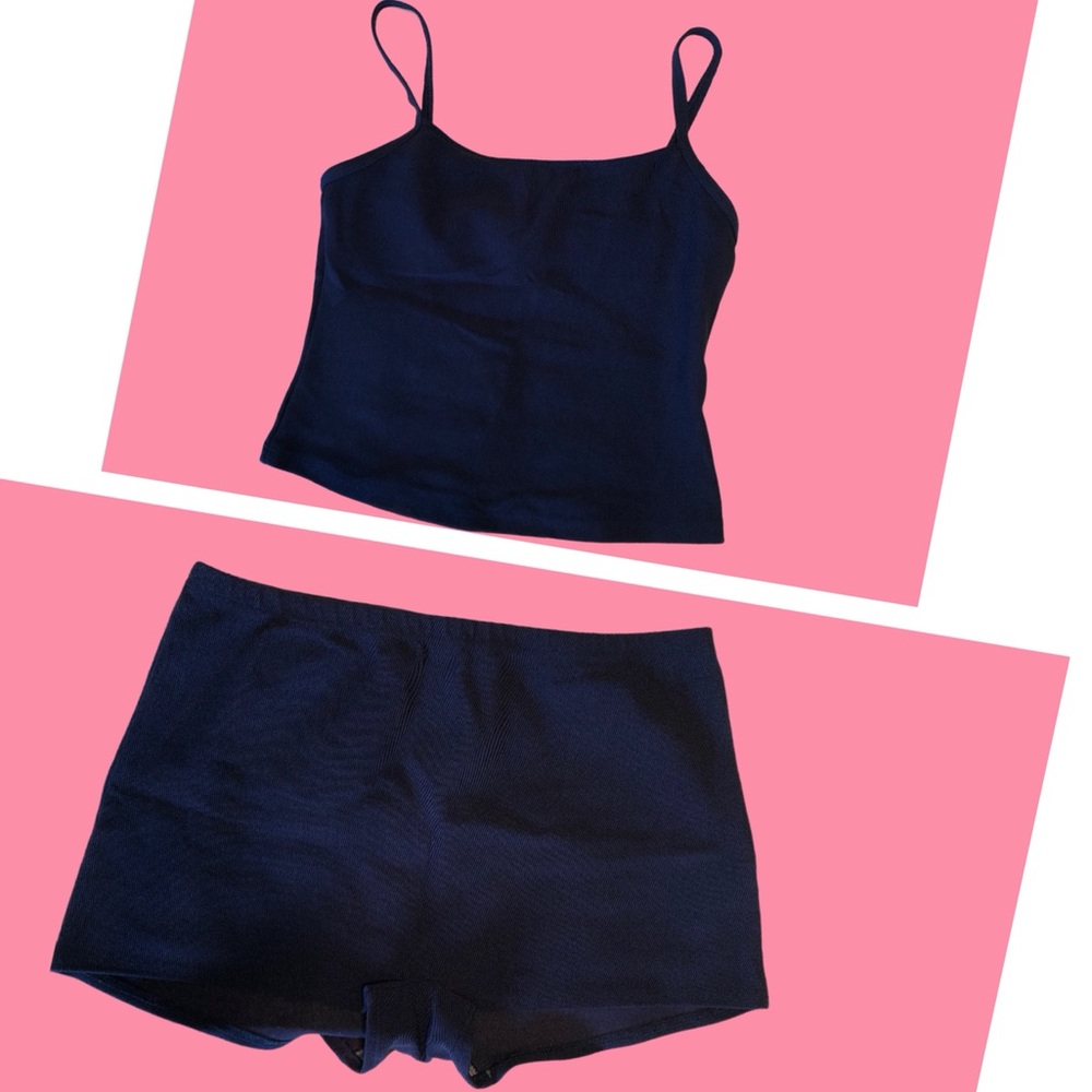 Vintage Lands End Tankini Swimsuit Swimshorts 12